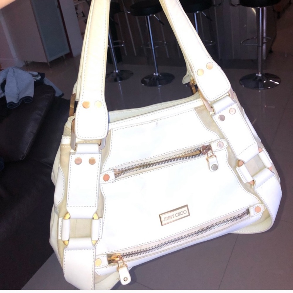 Jimmy Choo Authentic Lrg. genuine Leather bag.